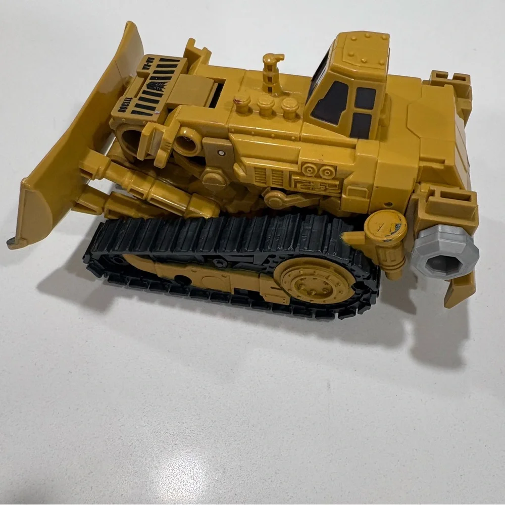 Yellow and Black Construction Vehicle Toy Set